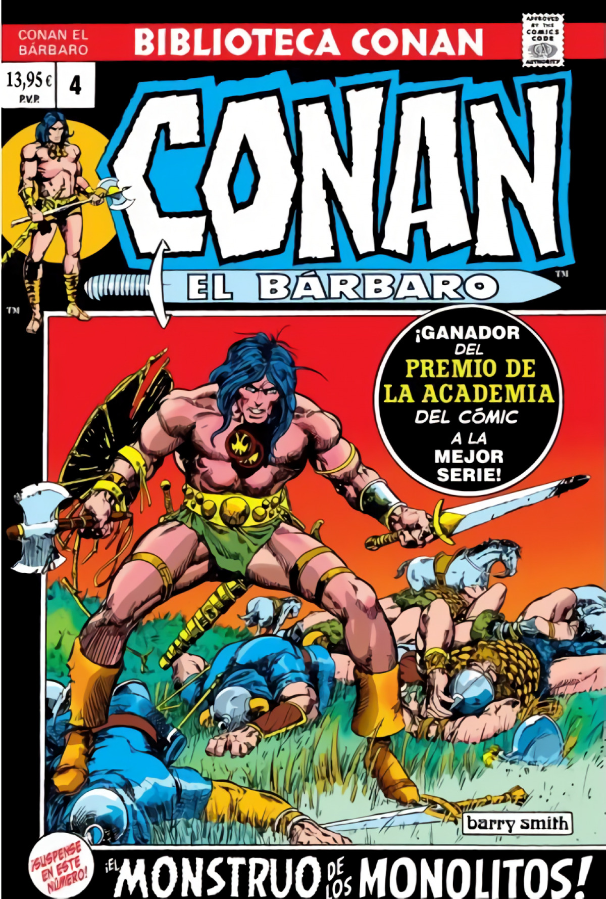 Biblioteca conan el bárbaro 4. 1972-73: conan the barbarian 16-22 usa