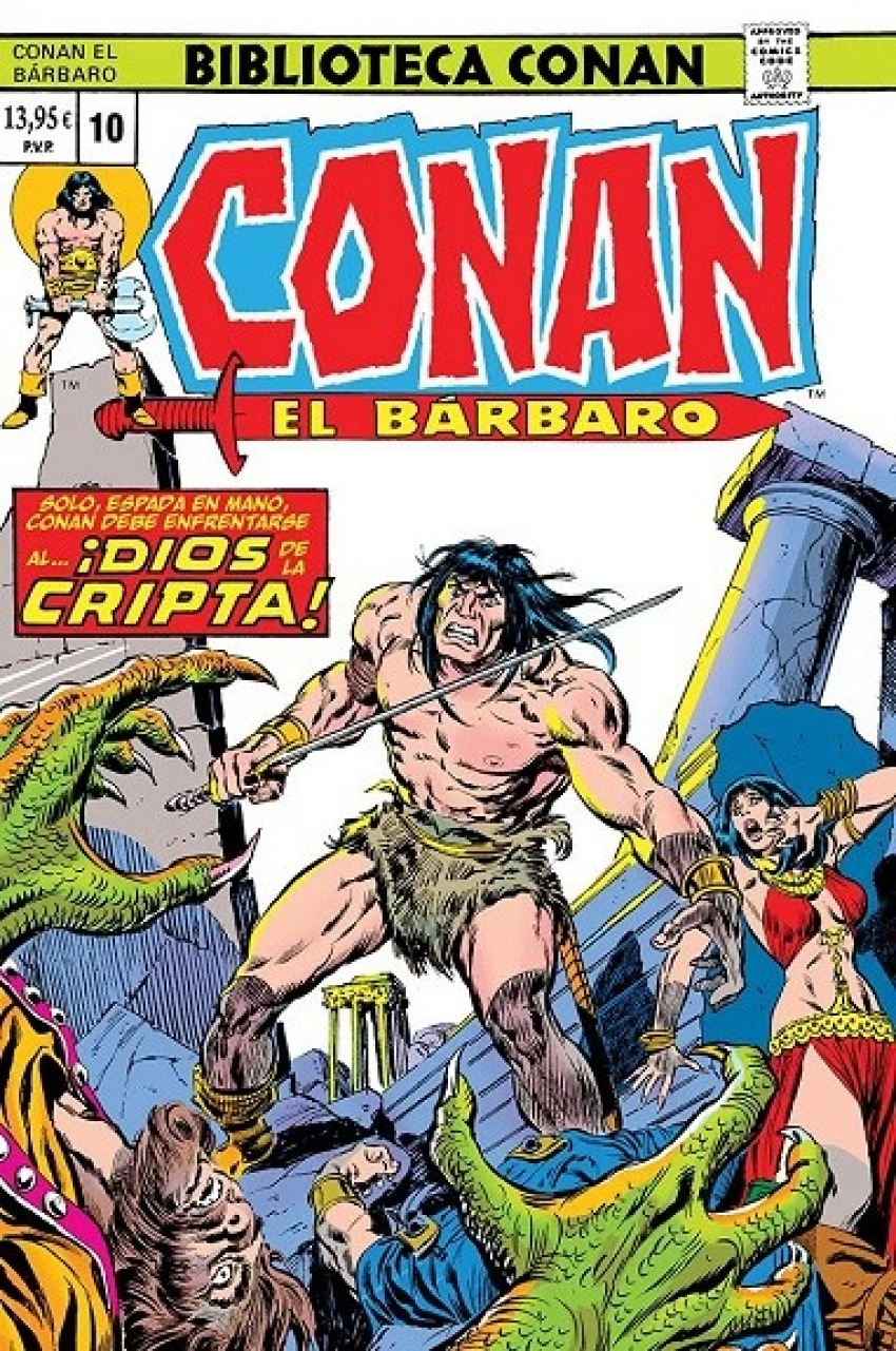 Biblioteca conan el bárbaro 10. 1975: conan the barbarian 52-57 usa