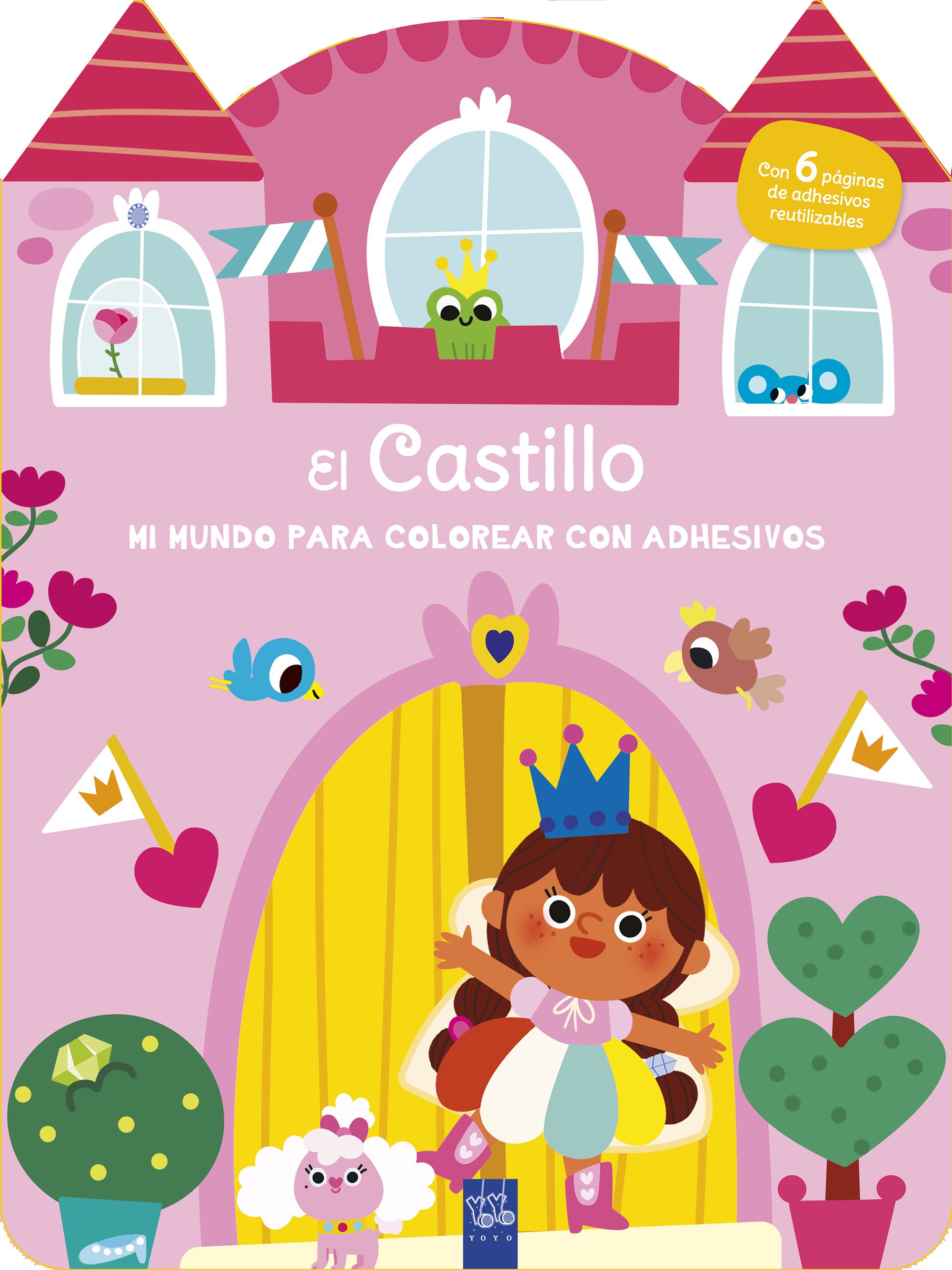 Mi mundo para colorear con adhesivos. El castillo