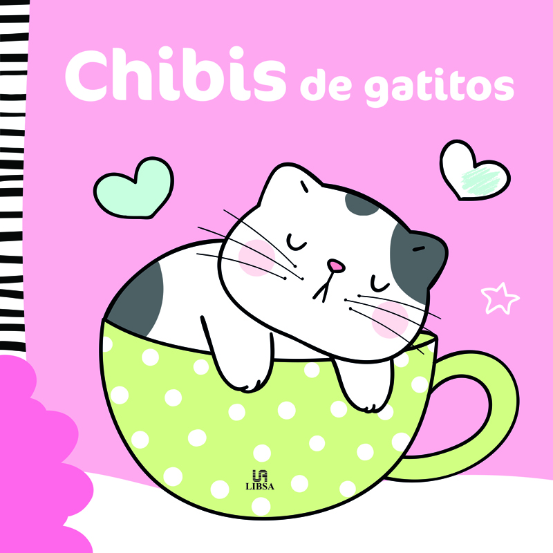 CHIBIS DE GATITOS- LIBRO PARA COLOREAR