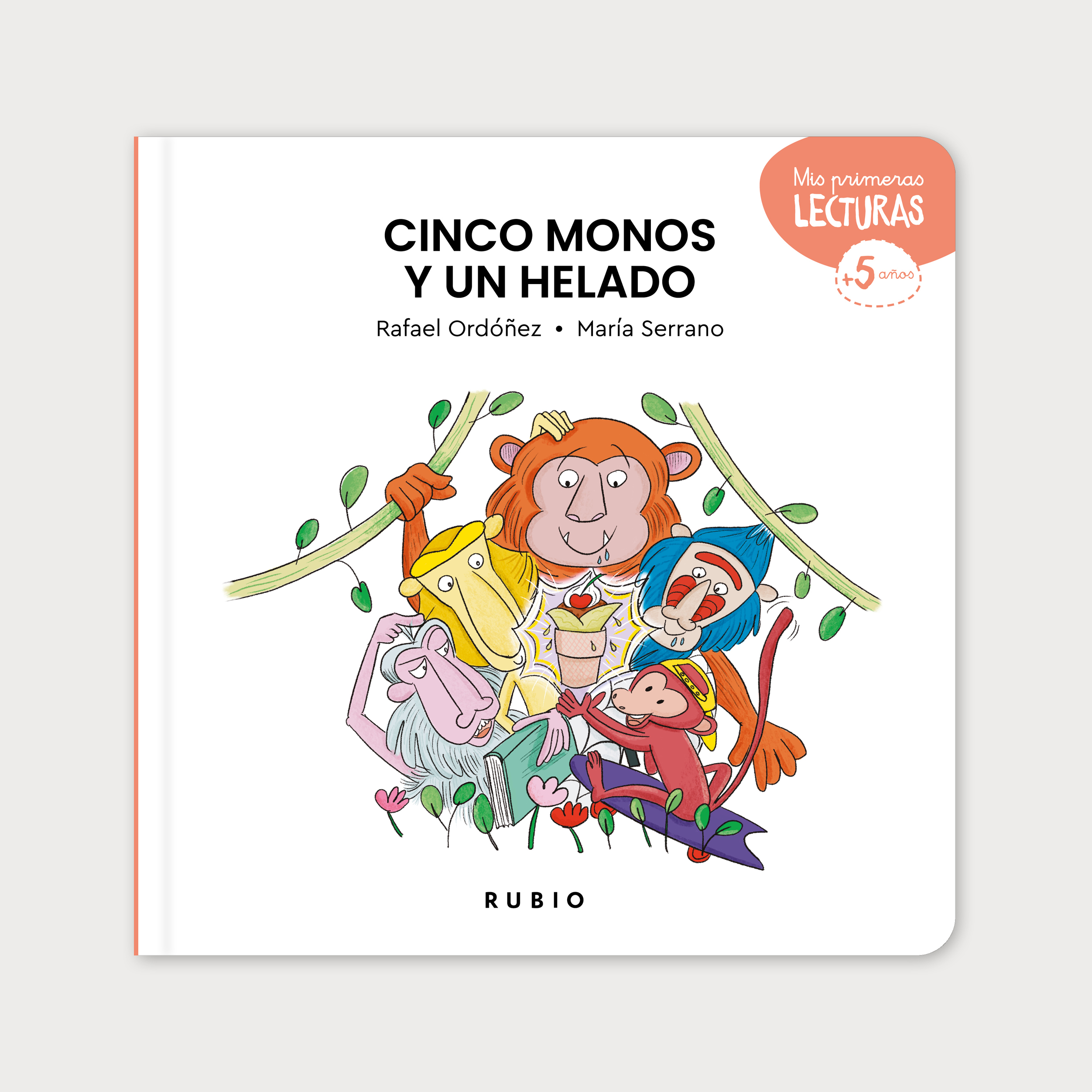 Cinco monos y un helado