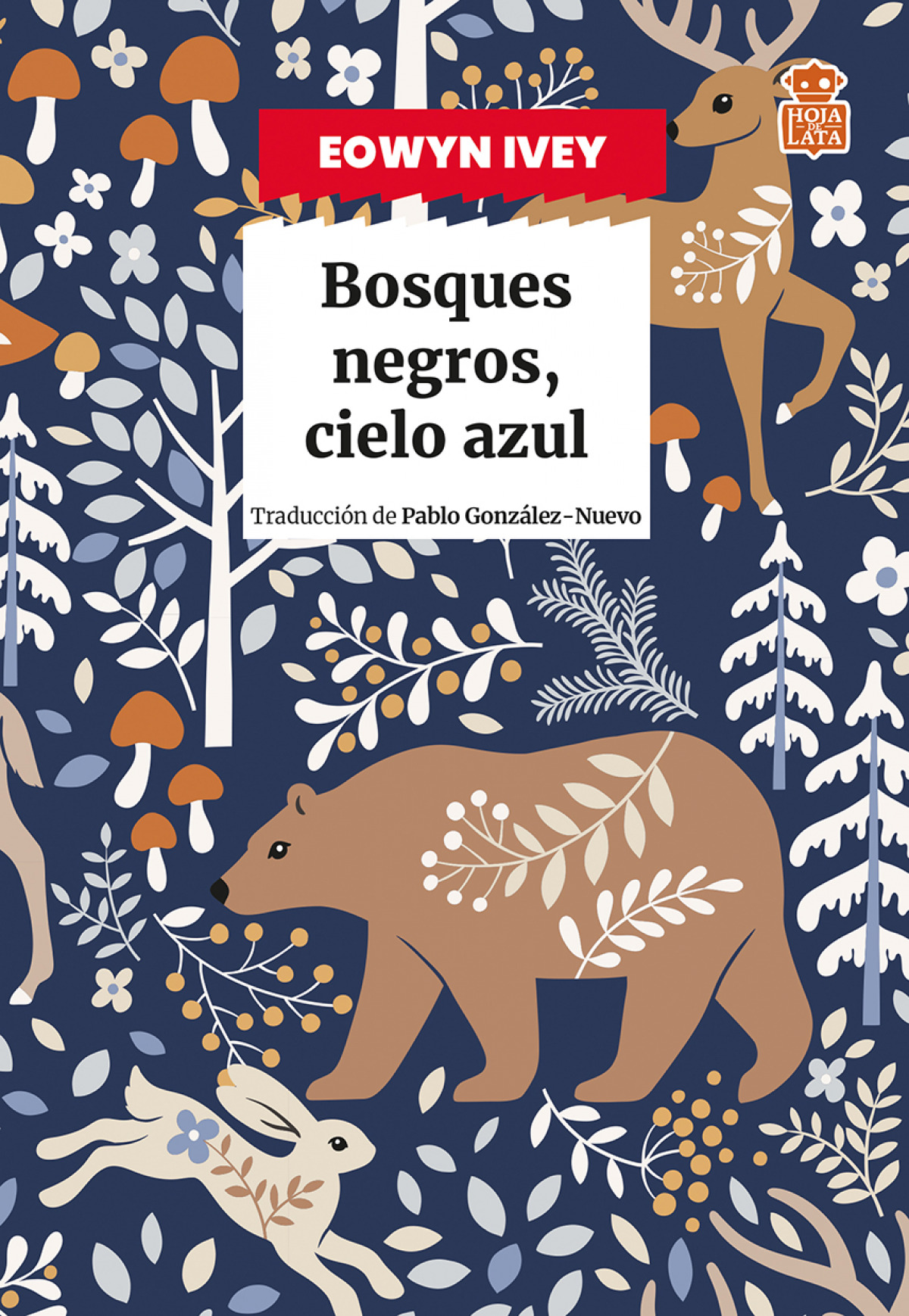 Bosques negros, cielo azul