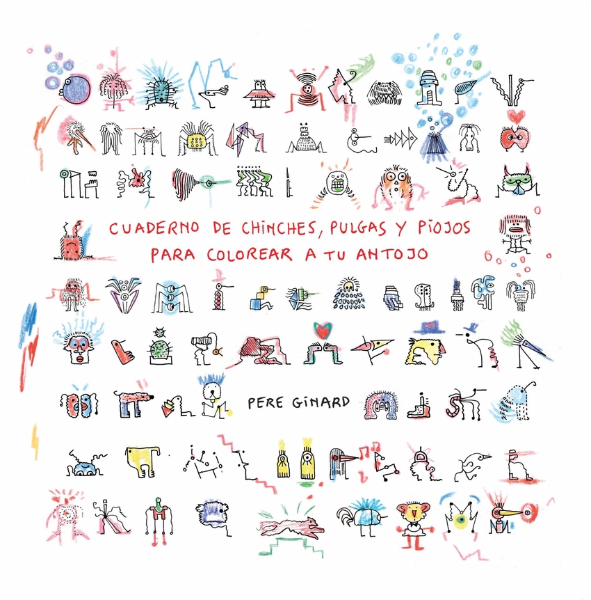 Cuaderno de chinches, pulgas y piojos para colorear a tu antojo