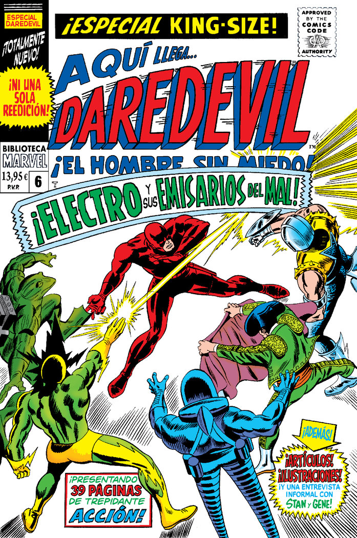 Biblioteca marvel daredevil 6. 1967: daredevil 31-34, annual 1 usa
