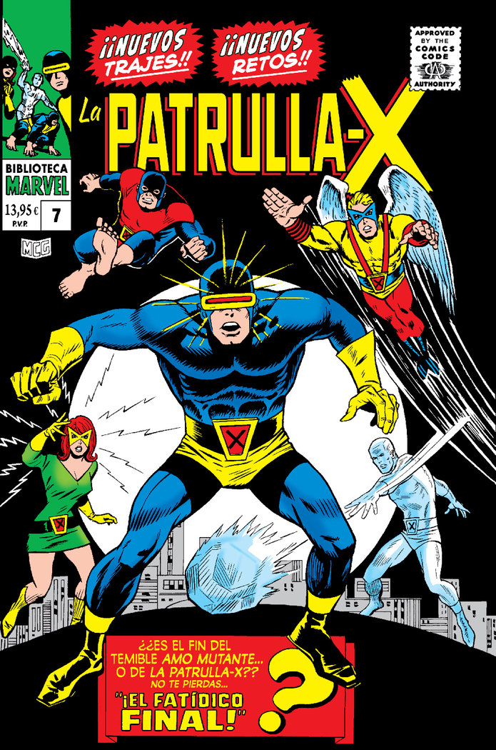 Biblioteca marvel la patrulla-x 7. 1967-68: the x-men 36-40, not brand echh 4, 8 usa
