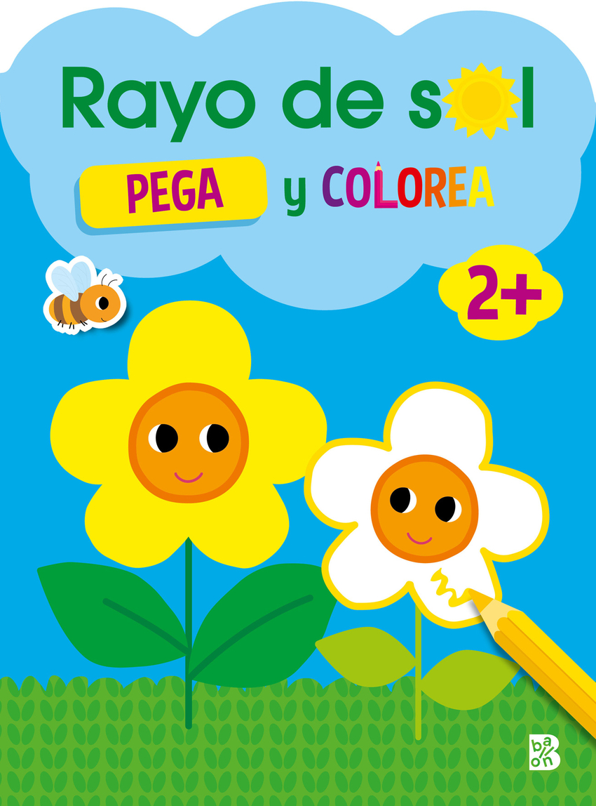 RAYO DE SOL +2 PEGA Y COLOREA