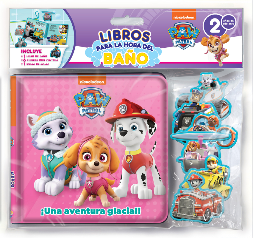 Patrulla Canina Girls (Libro Baño) - ¡Una aventura glacial!