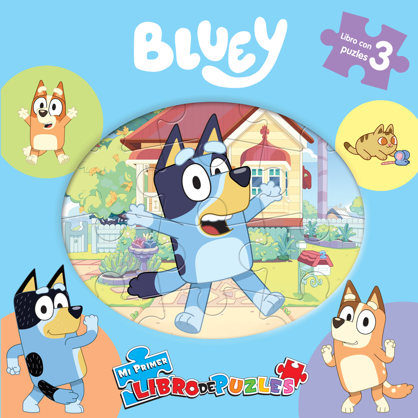 Bluey (Libro+3 puzles)