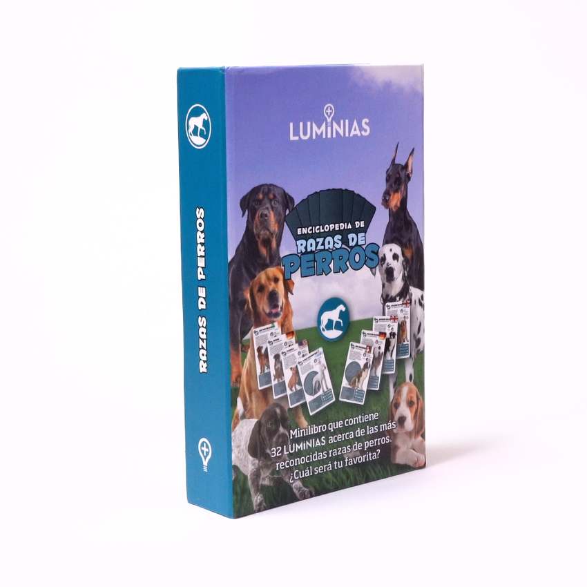 Enciclopedia de Razas de Perros (Estuche con 32 cartas)