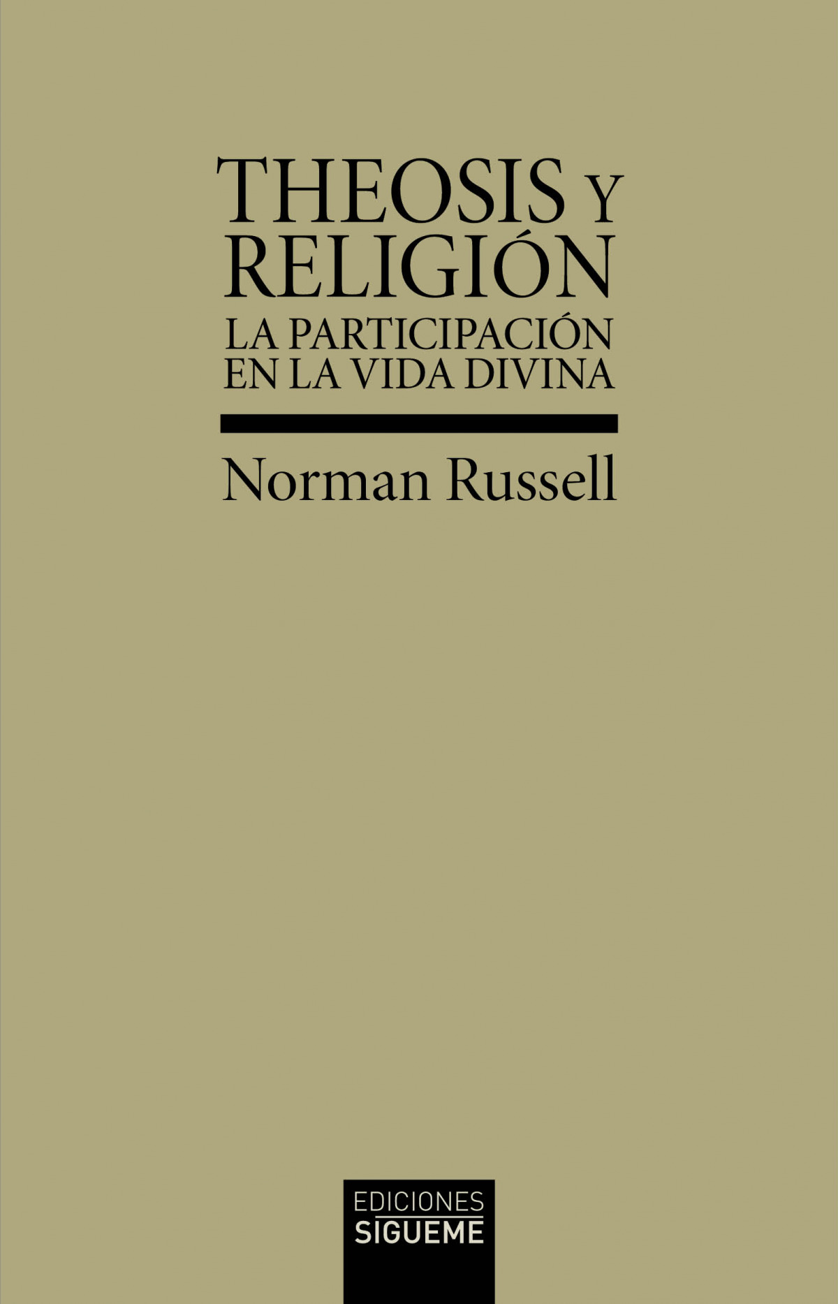 Theosis y religion:participacion en la vida divina