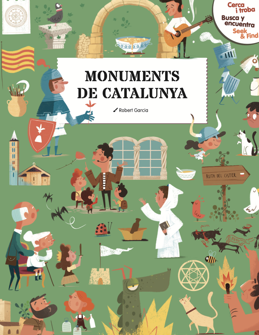 CERCA I TROBA, BUSCA Y ENCUENTRA, SEEK &FIND. MONUMENTS DE CATALUNYA