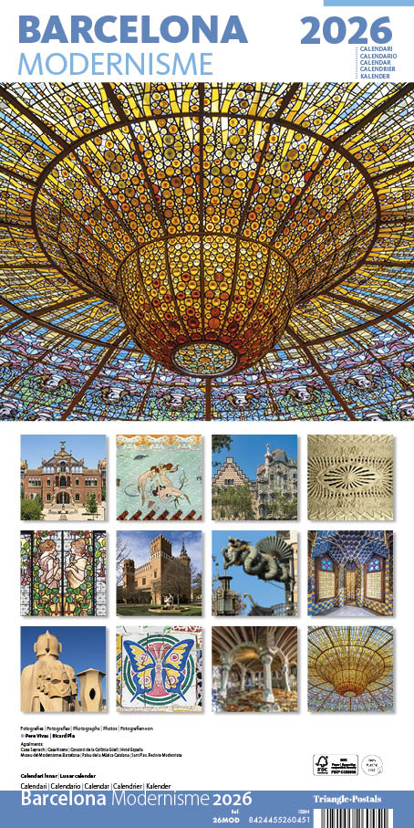 Cal. 2026 Pared (16x16 cm) Modernisme