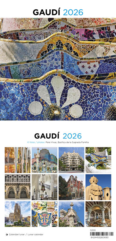 Cal. 2026 ST (14x15 cm) Gaudí