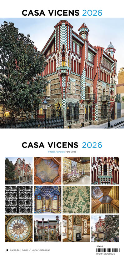 Cal. 2026 ST (14x15 cm) Casa Vicens
