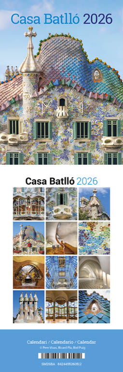 Cal. 2026 ST Mini (9x12 cm) Casa Batlló