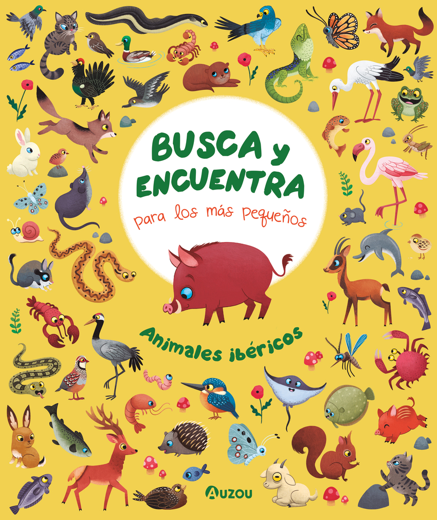 Busca y encuentra para los más pequeños. Animales ibéricos