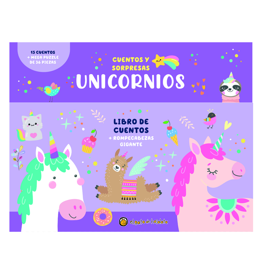 Unicornios (Caja con Libro+Puzle) ('Cuentos y sorpresas')