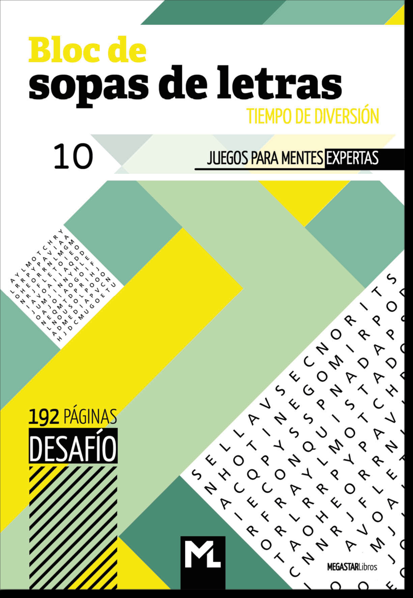 Bloc de Sopas de letras 10 ('Desafío')