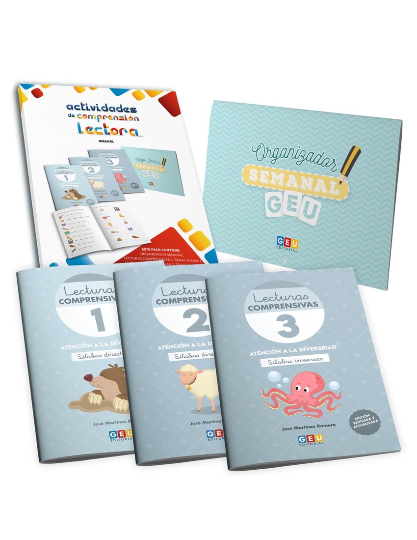 (pack).LECTURAS COMPRENSIVAS + ORGANIZADOR SEMANA