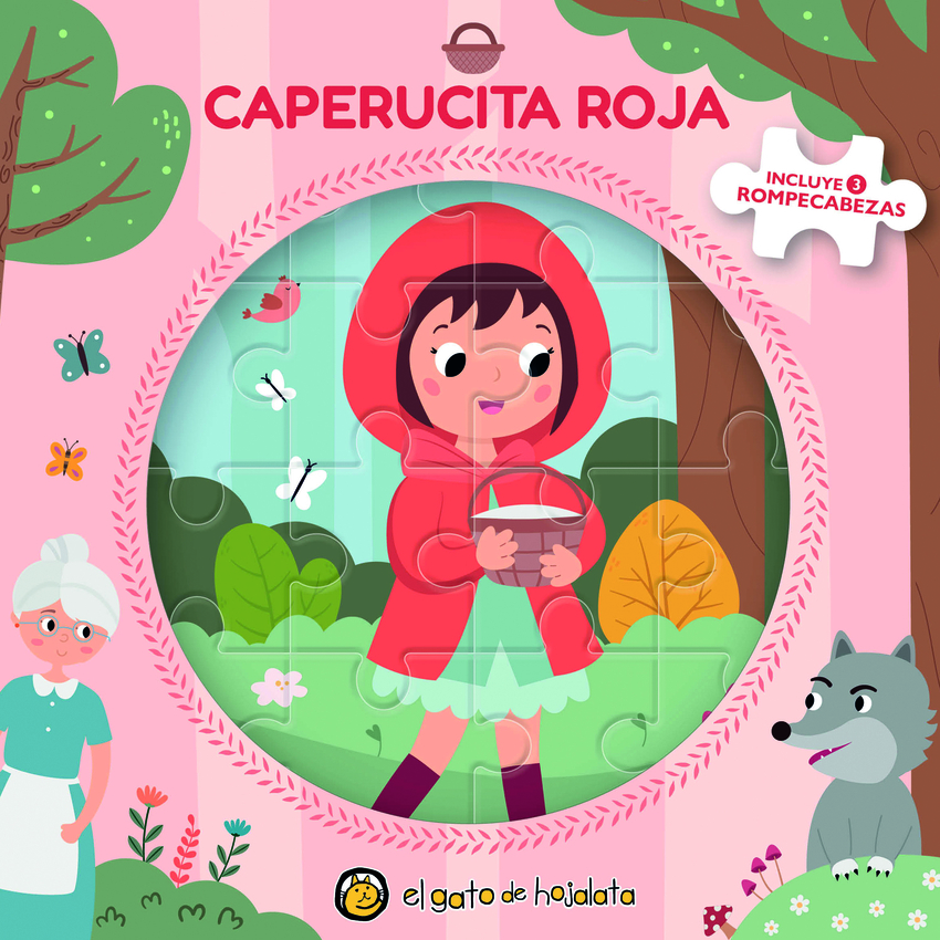 Caperucita Roja (Libro+3 puzles) ('Clásicos para armar')