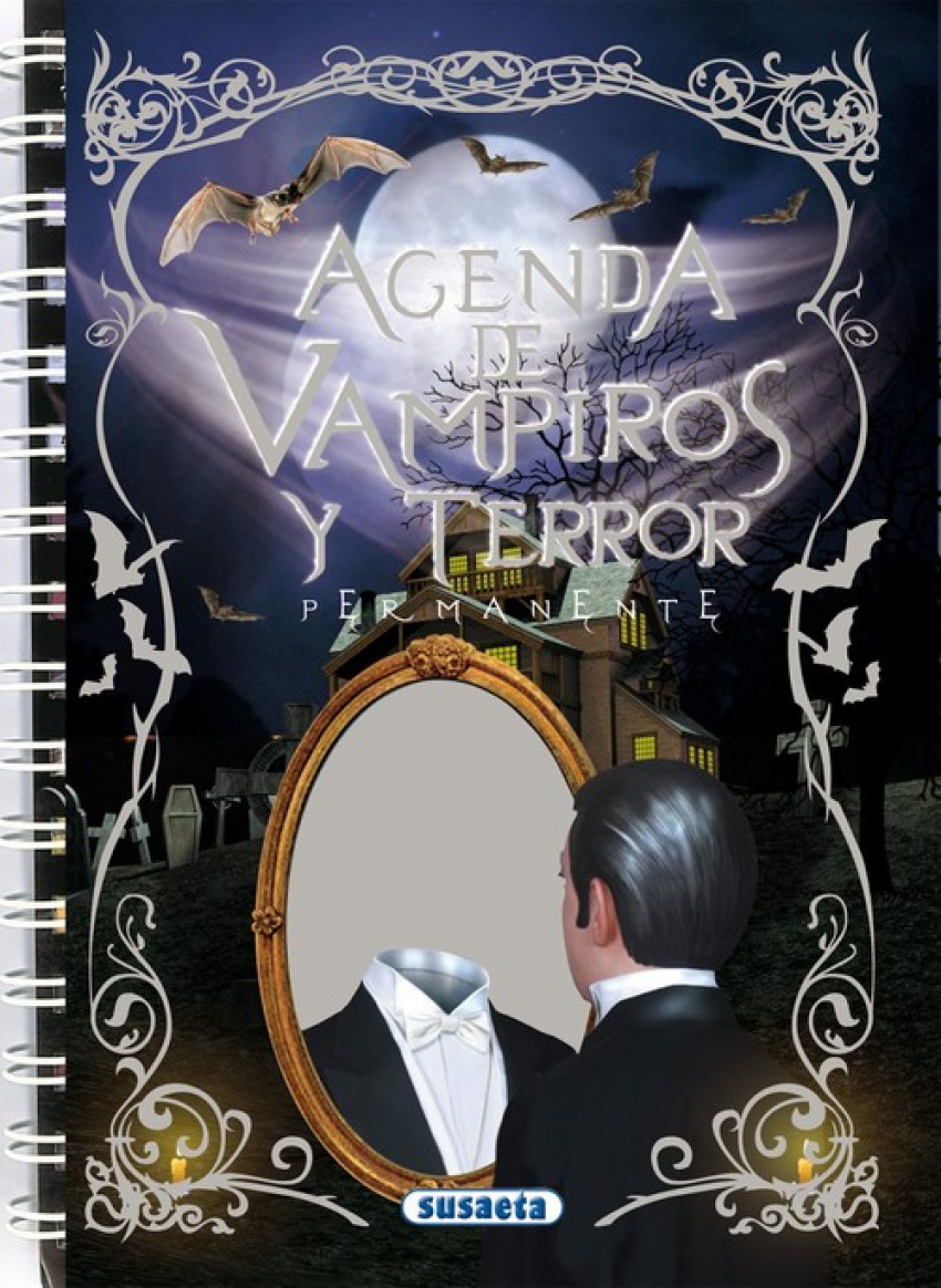 Agenda escolar permanente vampiros y terror