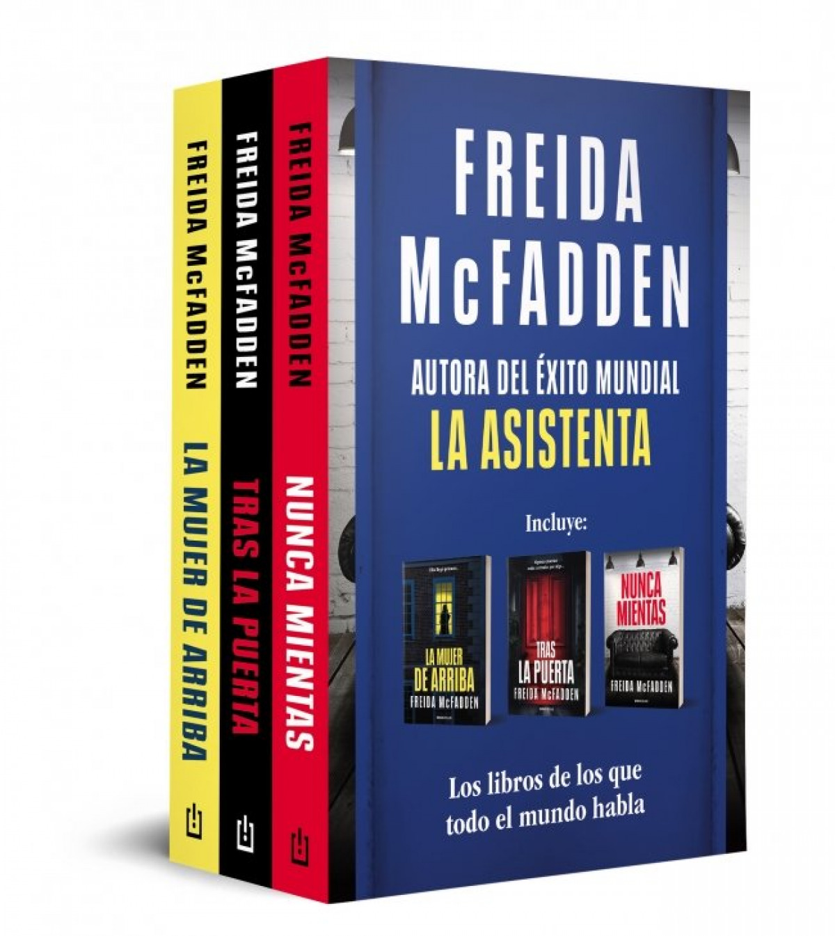 Pack Freida McFadden (contiene: La mujer de arriba / Tras la puerta / Nunca mientas)