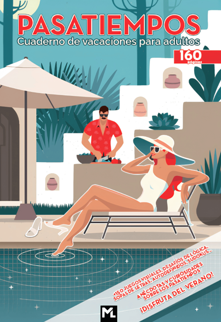 PASATIEMPOS - CUADERNO DE VACACIONES PARA ADULTOS