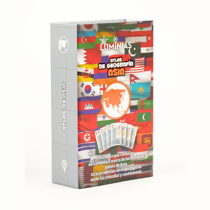 Atlas de Geografía - ASIA  (Estuche con 52 cartas)