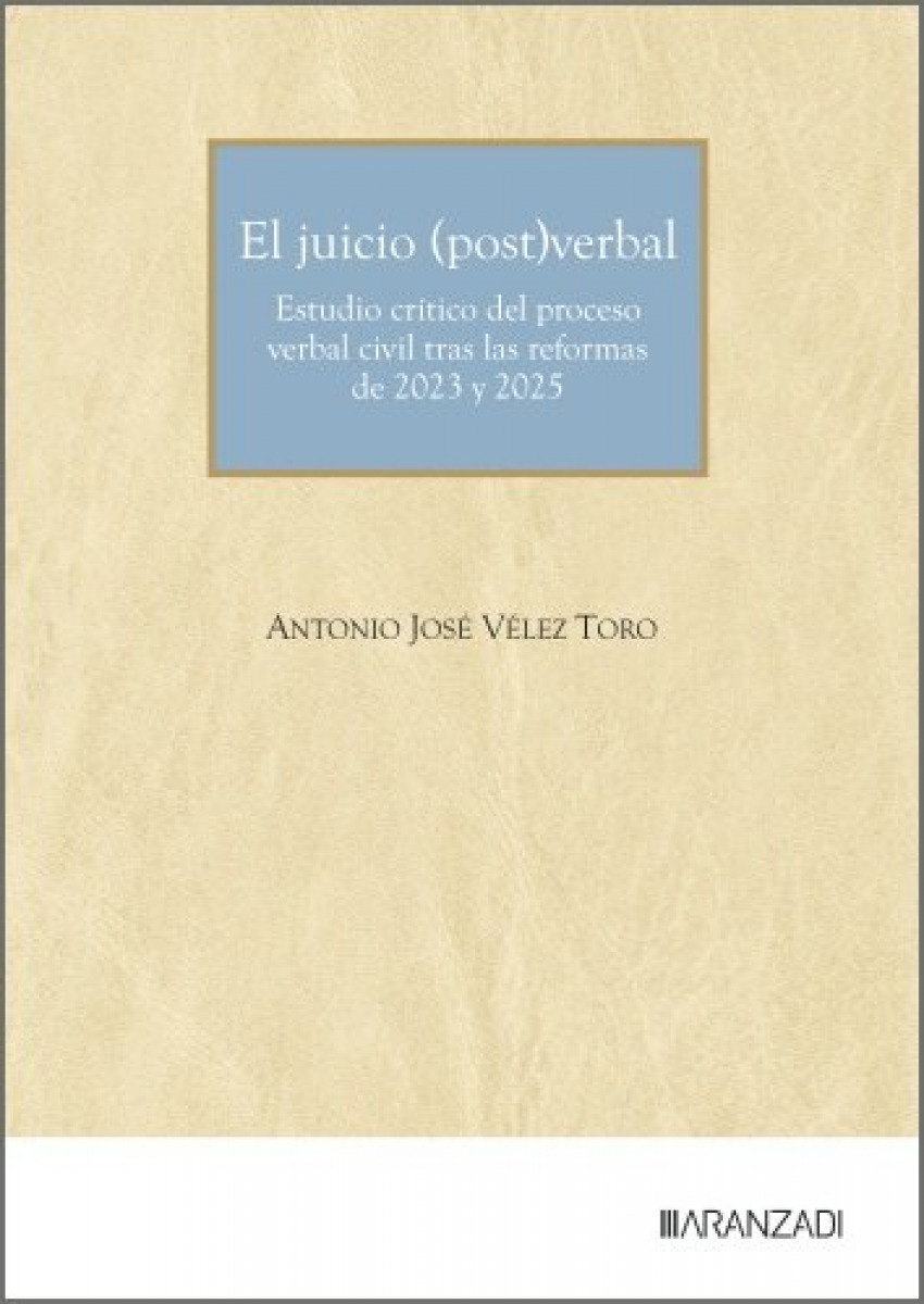 El juicio (Post)verbal