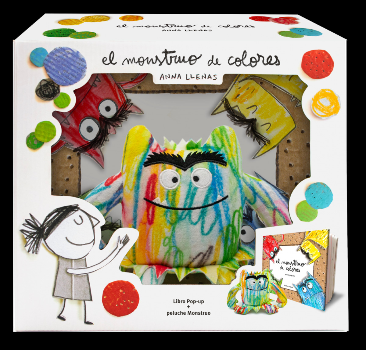 MONSTRUO DE COLORES, EL.(POP-UP + PELUCHE MONSTRUO)