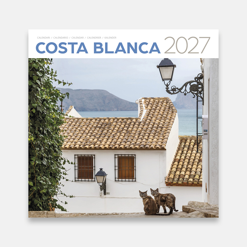 Cal. 2027 Pared(16x16cm)Costa Blanca-B (Moraira)