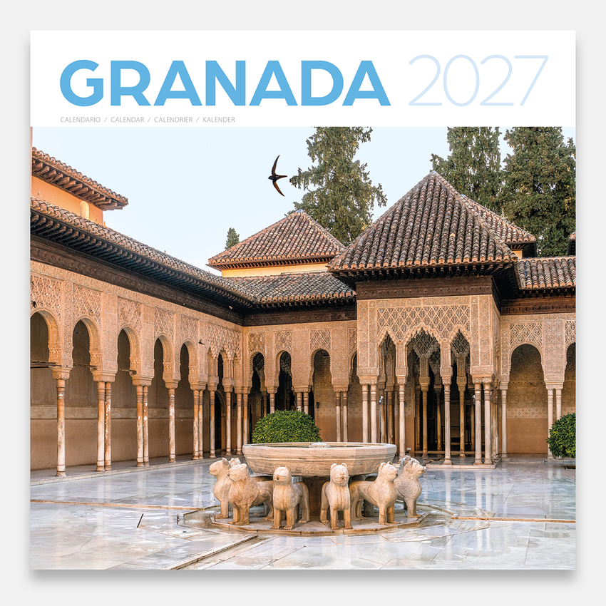 Cal. 2027 pared (30x30 cm) Granada y la Alhambra