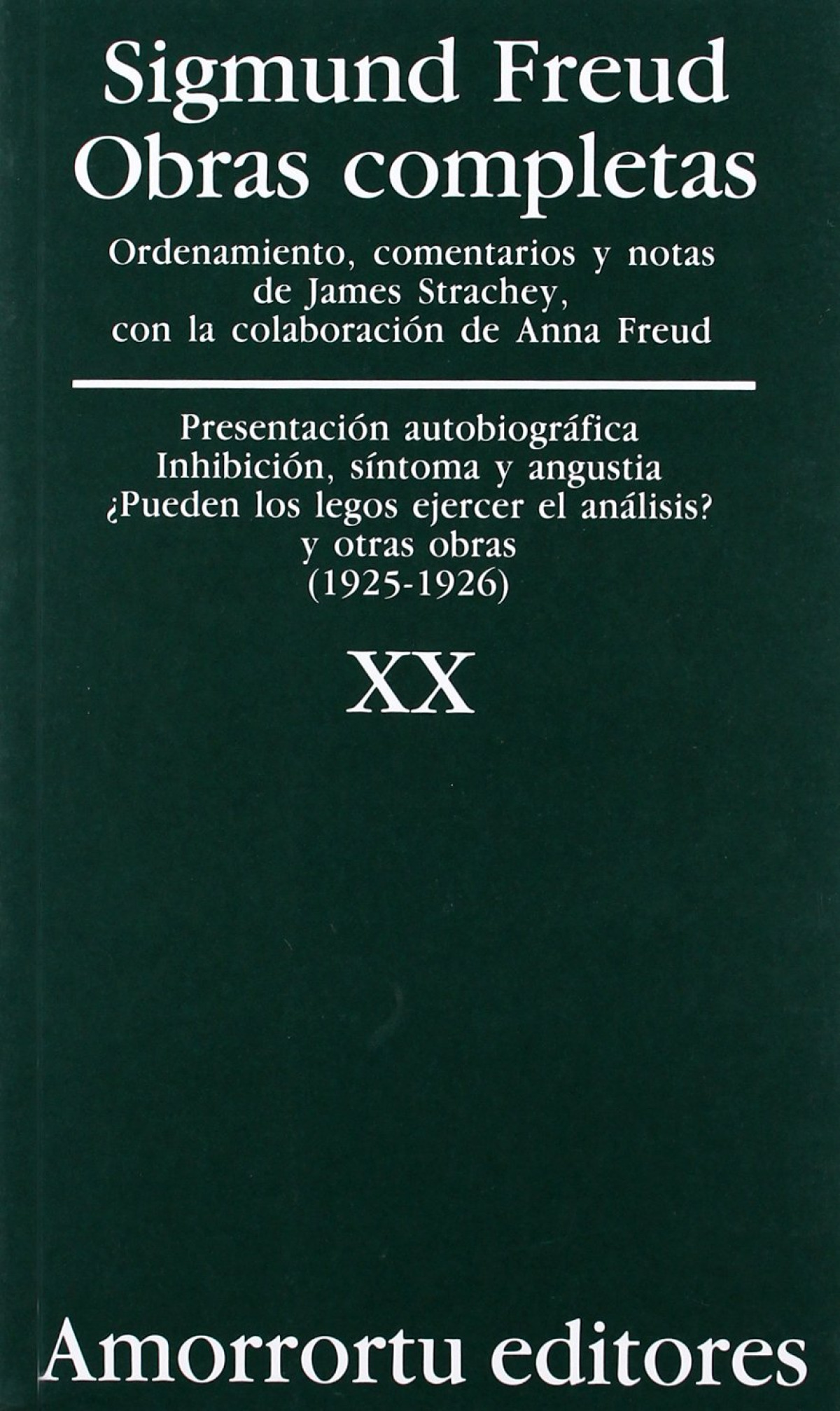 Obras Completas. Volumen 20