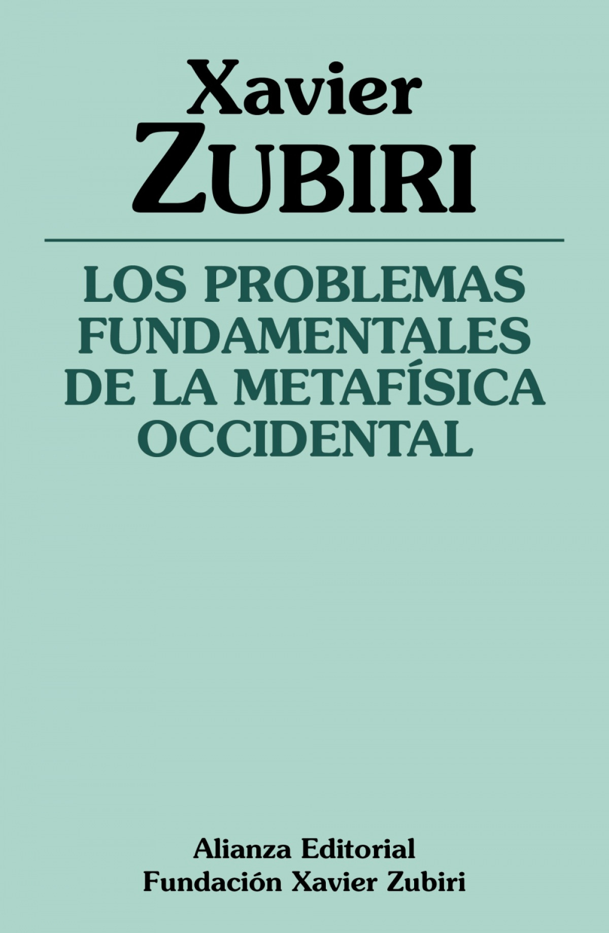 Problemas fundamentales metafisica occidental