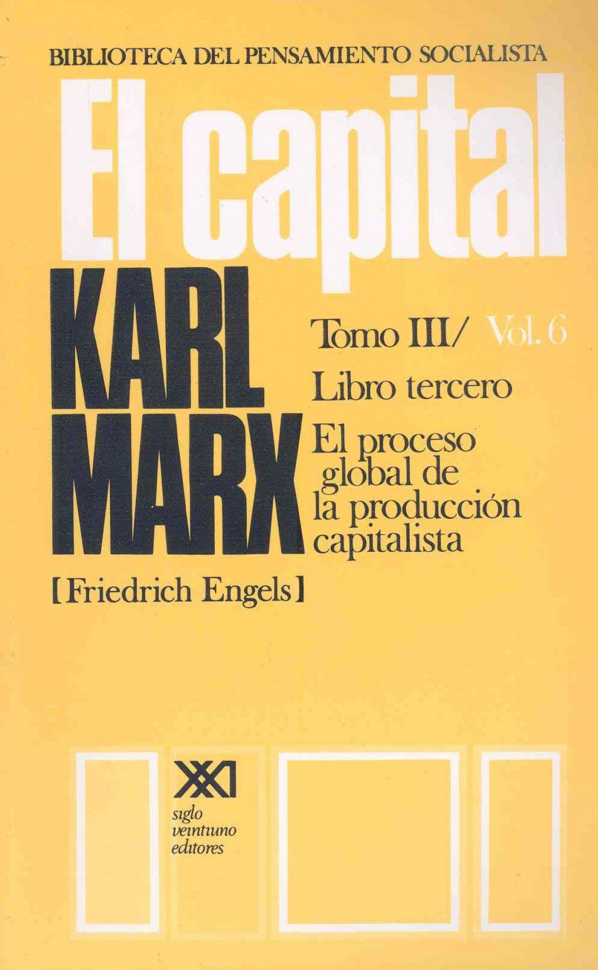 El capital. Libro tercero