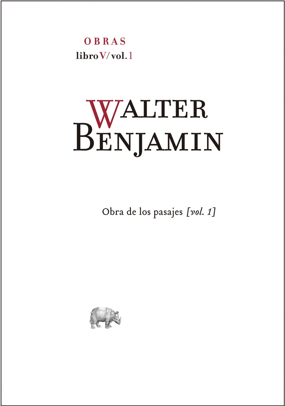 Obras, vol.5-1: pasajes