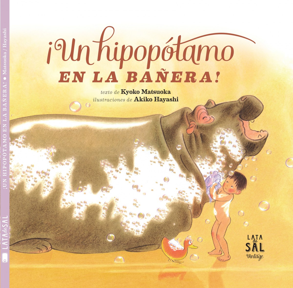¡Un hipopotamo en la bañera!