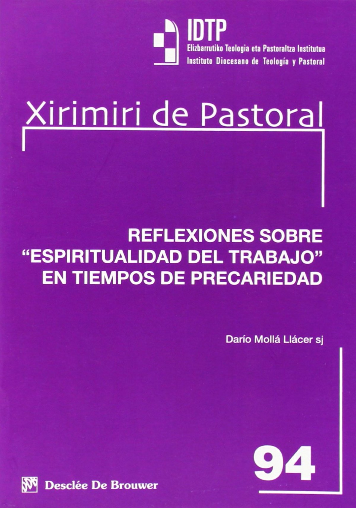 Reflexiones sobre 'Espiritualidad del trabajo' en tiempos...