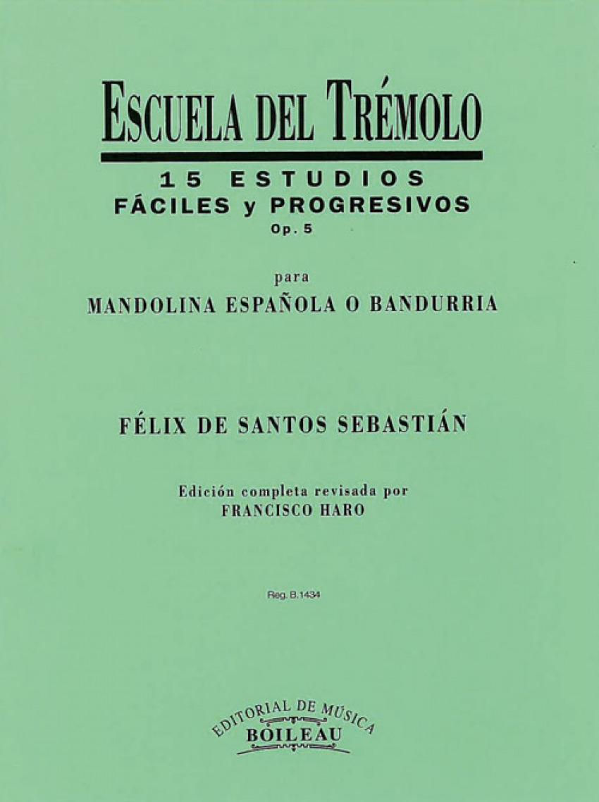 Escuela del trémolo, Mand.,Band,Laúd.