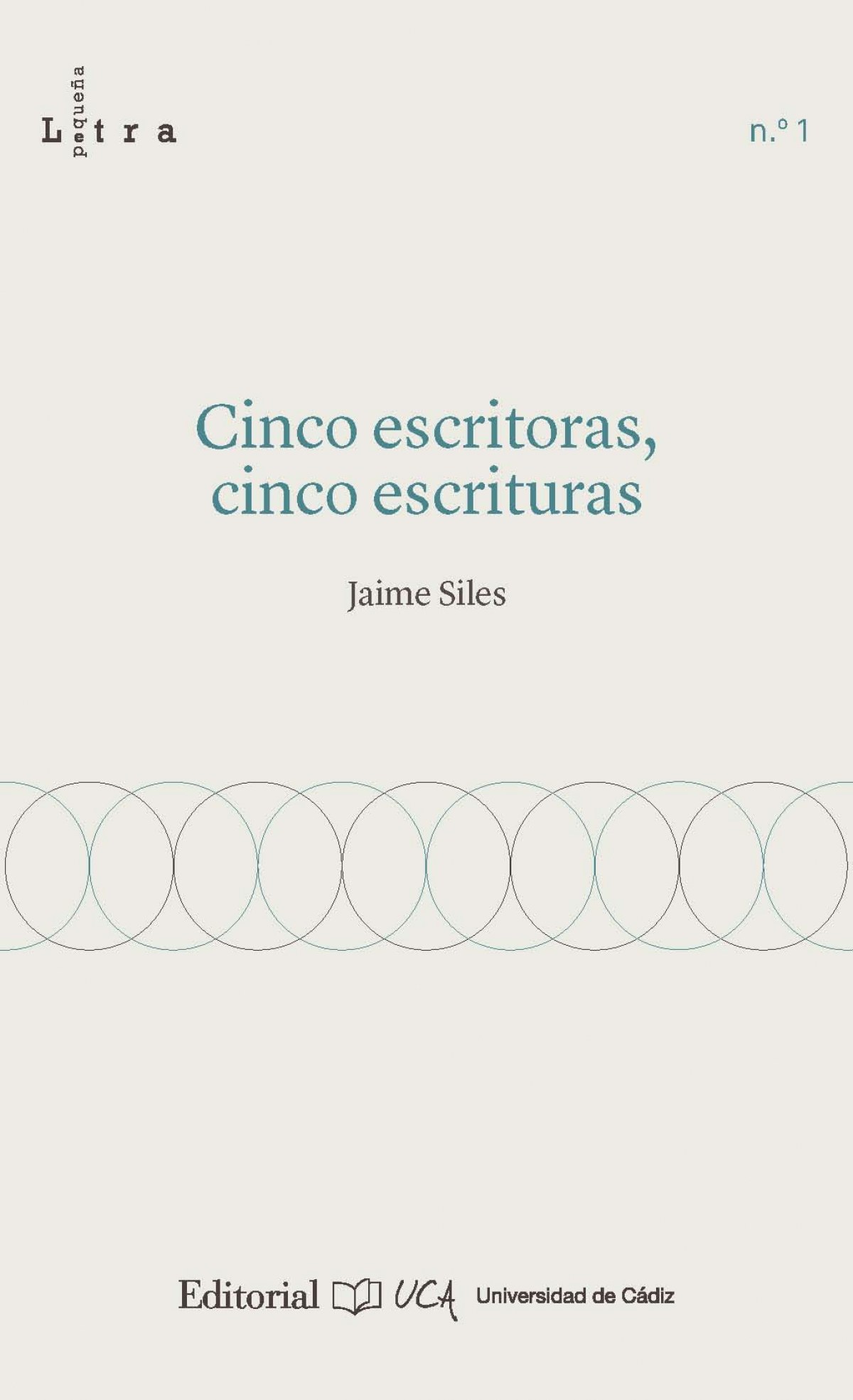 Cinco escritoras, cinco escrituras