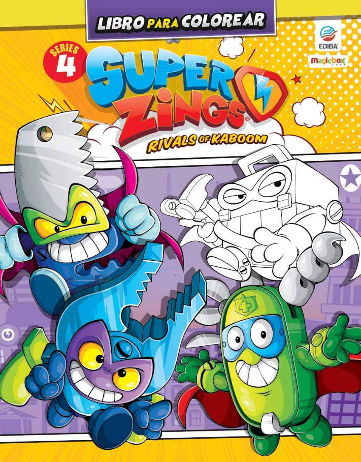 SUPERZINGS. LIBRO PARA COLOREAR
