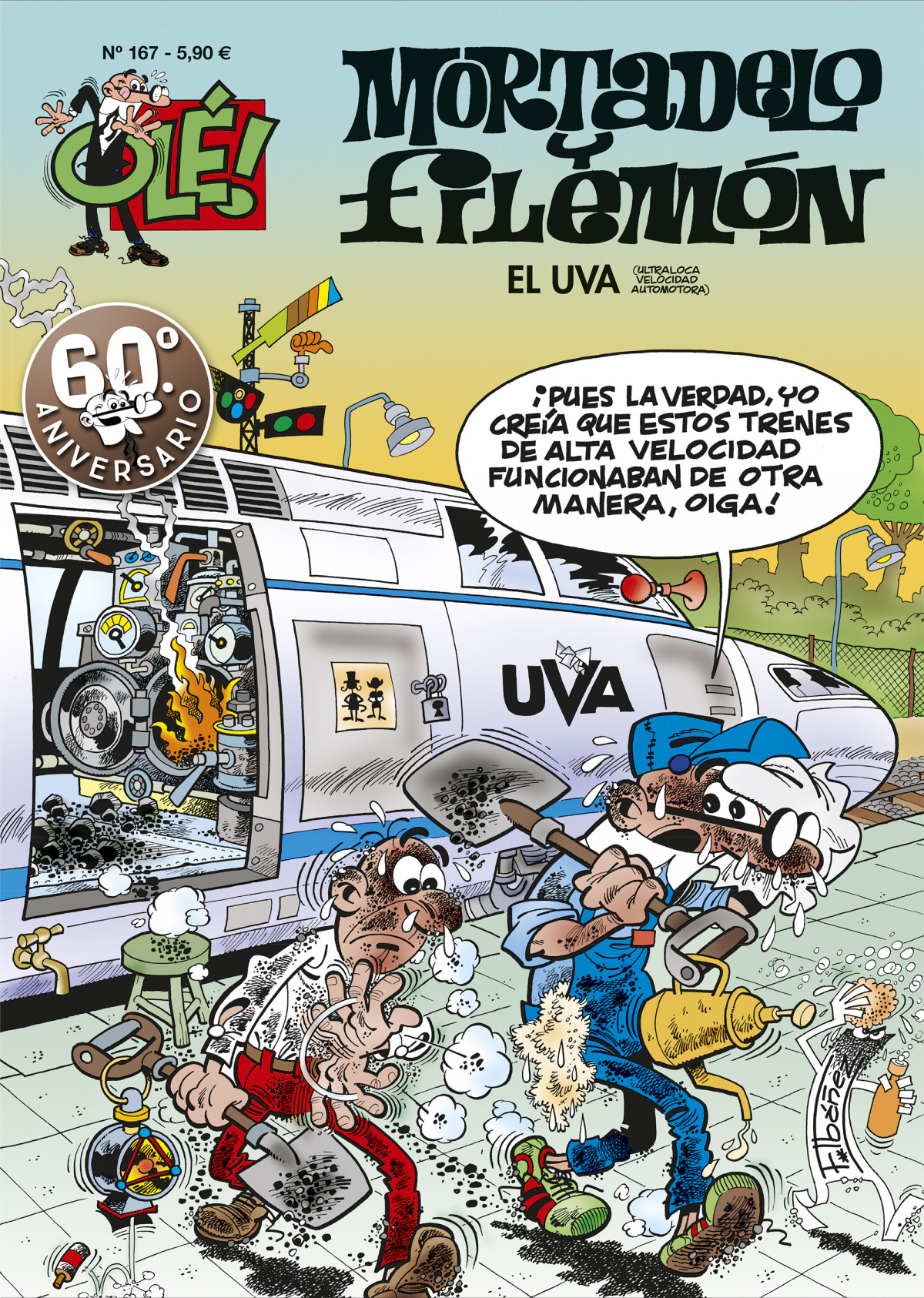 El U.V.A. (Ultraloca Velocidad Automotora) (Olé! Mortadelo 167)