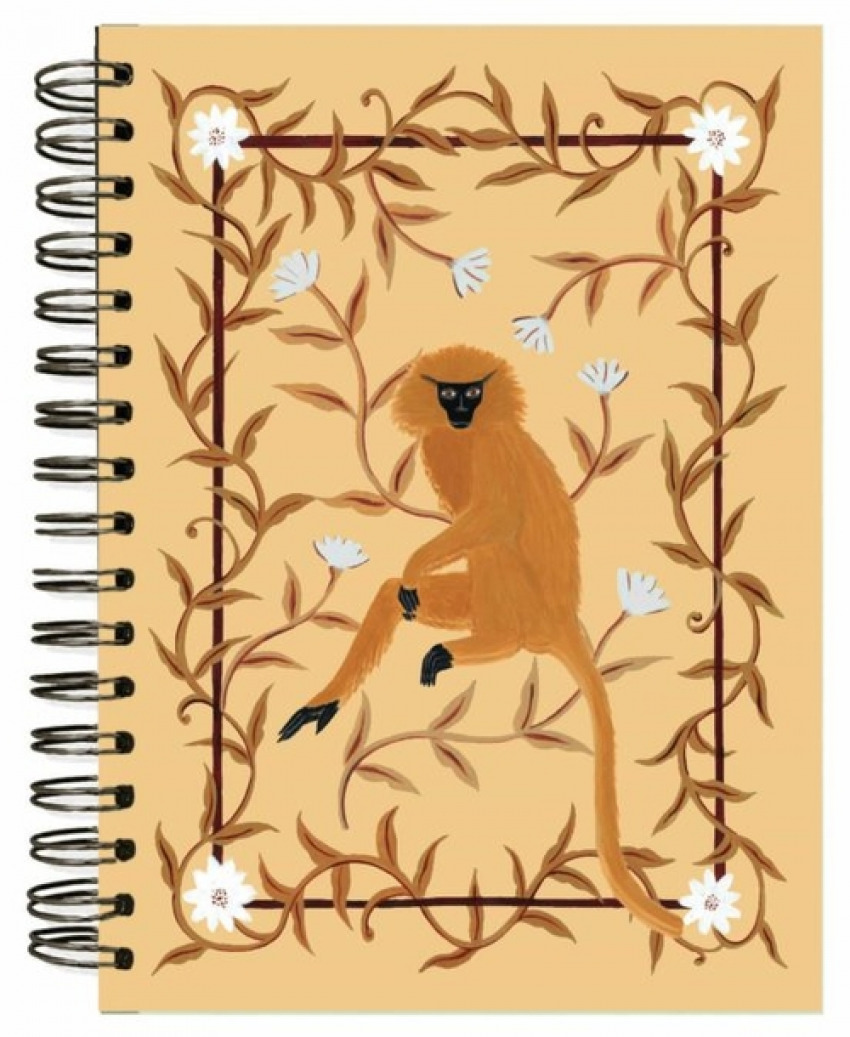 Libreta a5 tapa dura brianda 'langur dorado'