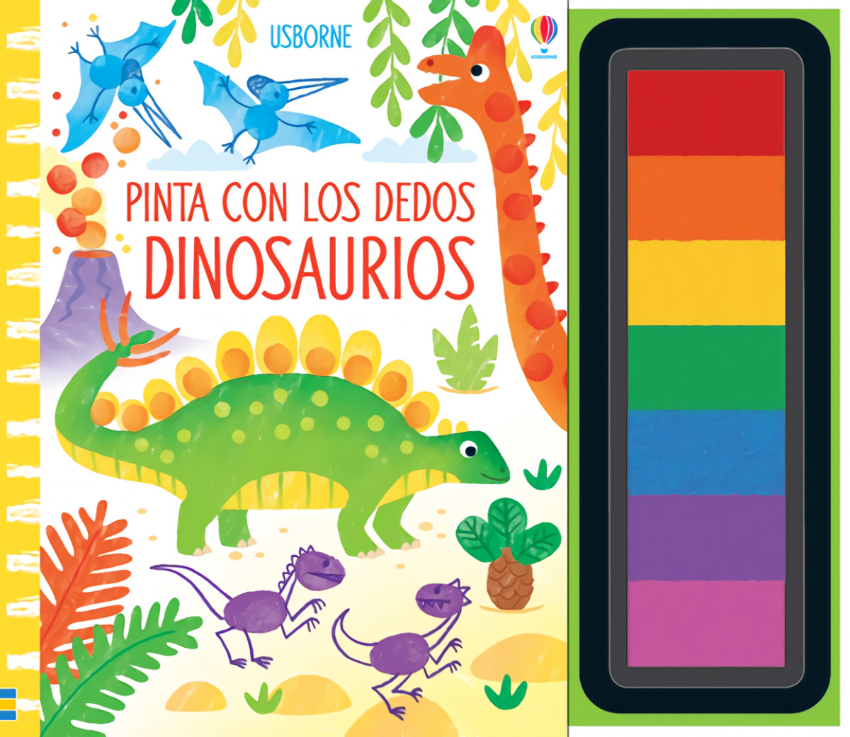 Dinosaurios pinta con los dedos