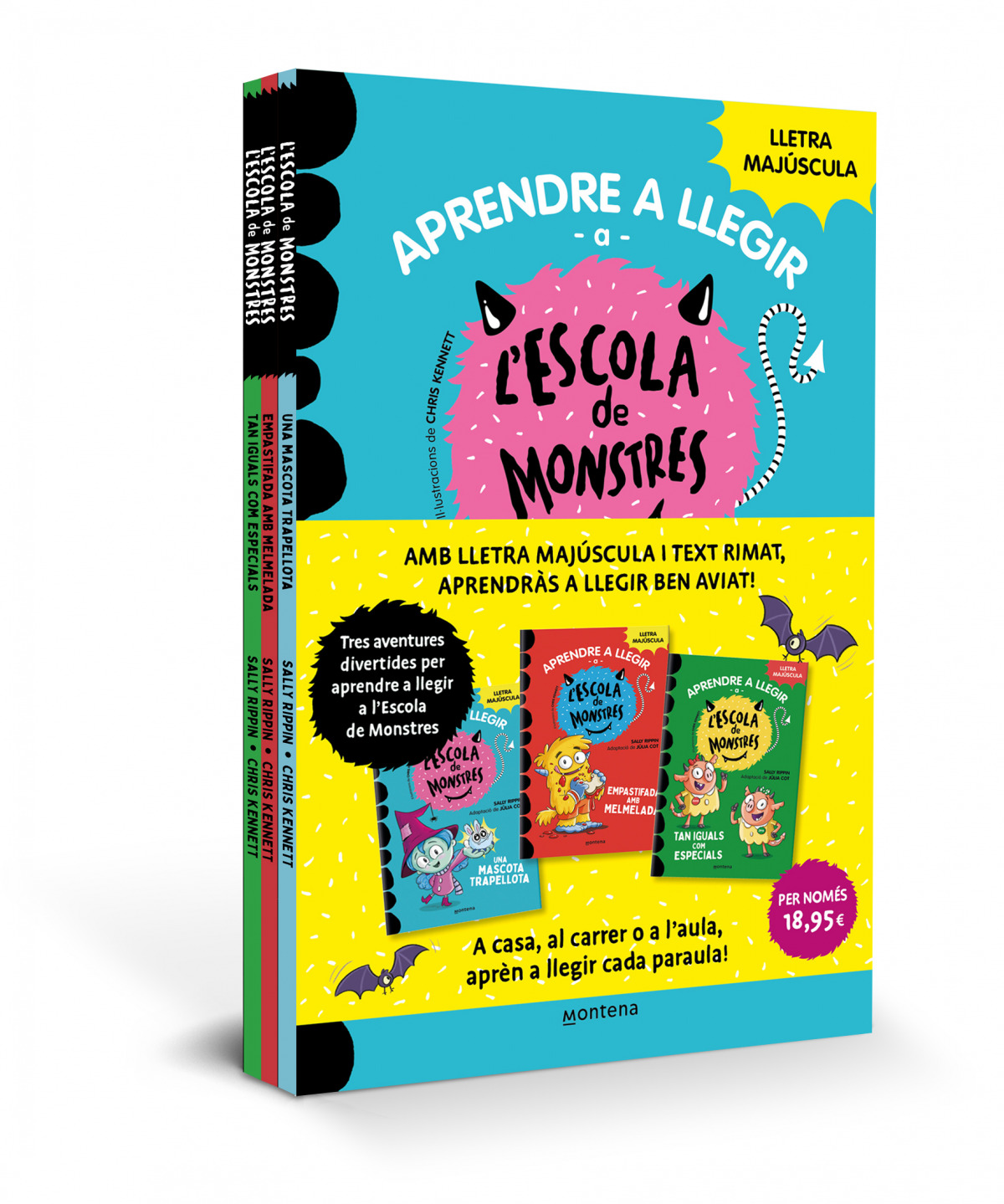 Pack Escola de Monstres (Una mascota trapellota, Empastifada amb melmelada, Tan