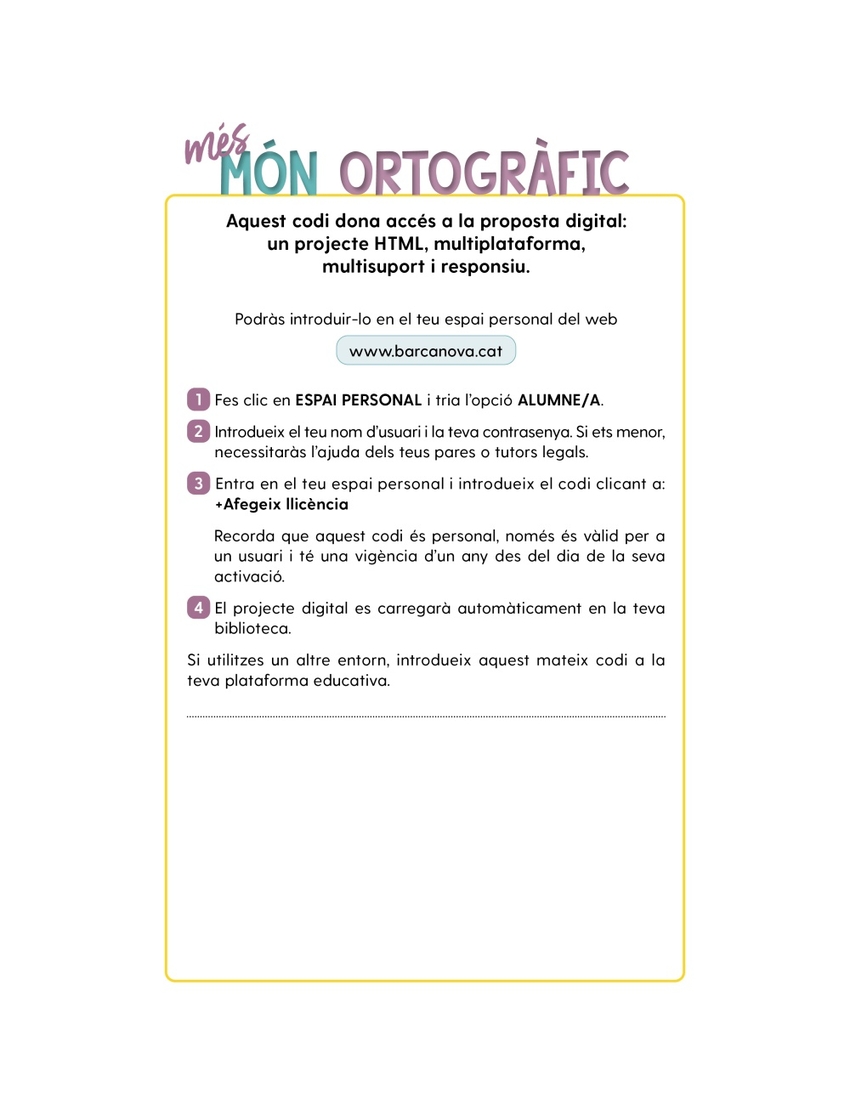 més Món ortogràfic 5