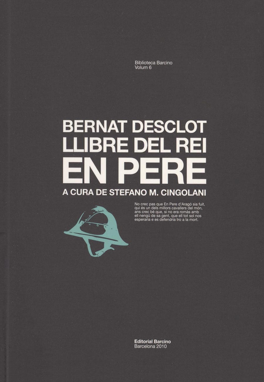BERNAT DESCLOT LLIBRE DEL REI EN PERE