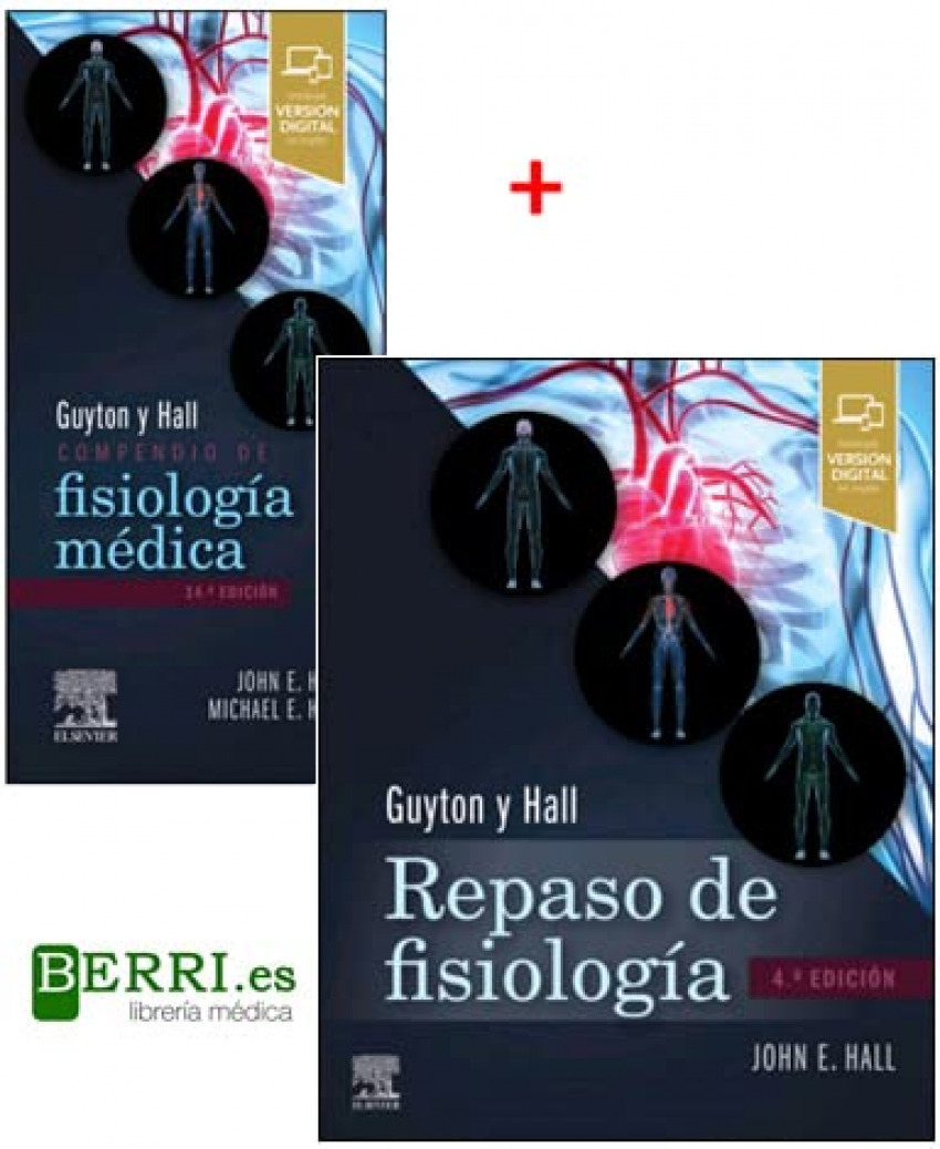 Pack Compendio fisiología médica+Repaso de fisiología