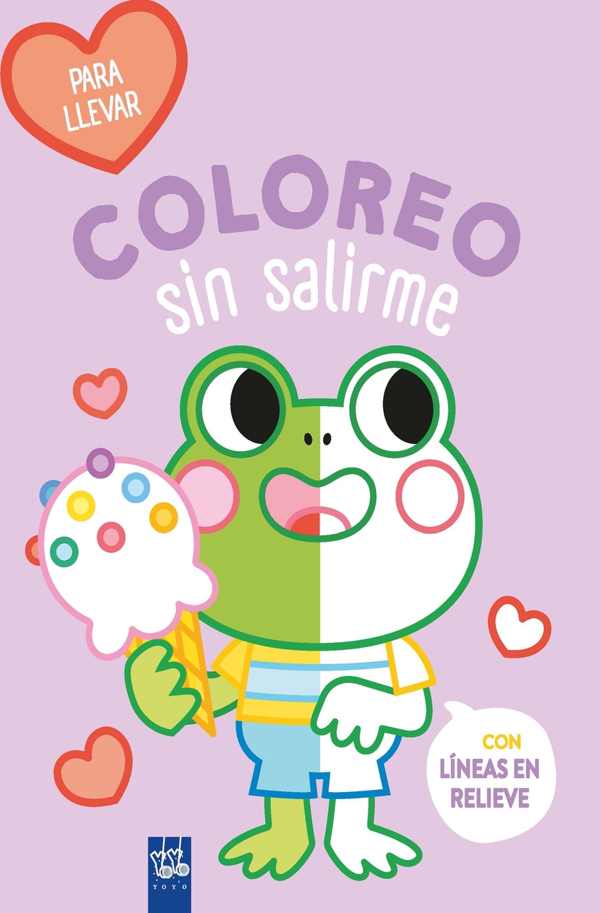 Coloreo sin salirme-Para llevar. Rana
