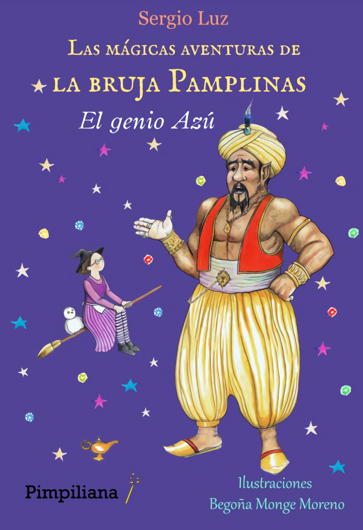 Las mágicas aventuras de la bruja Pamplinas:el genio azu